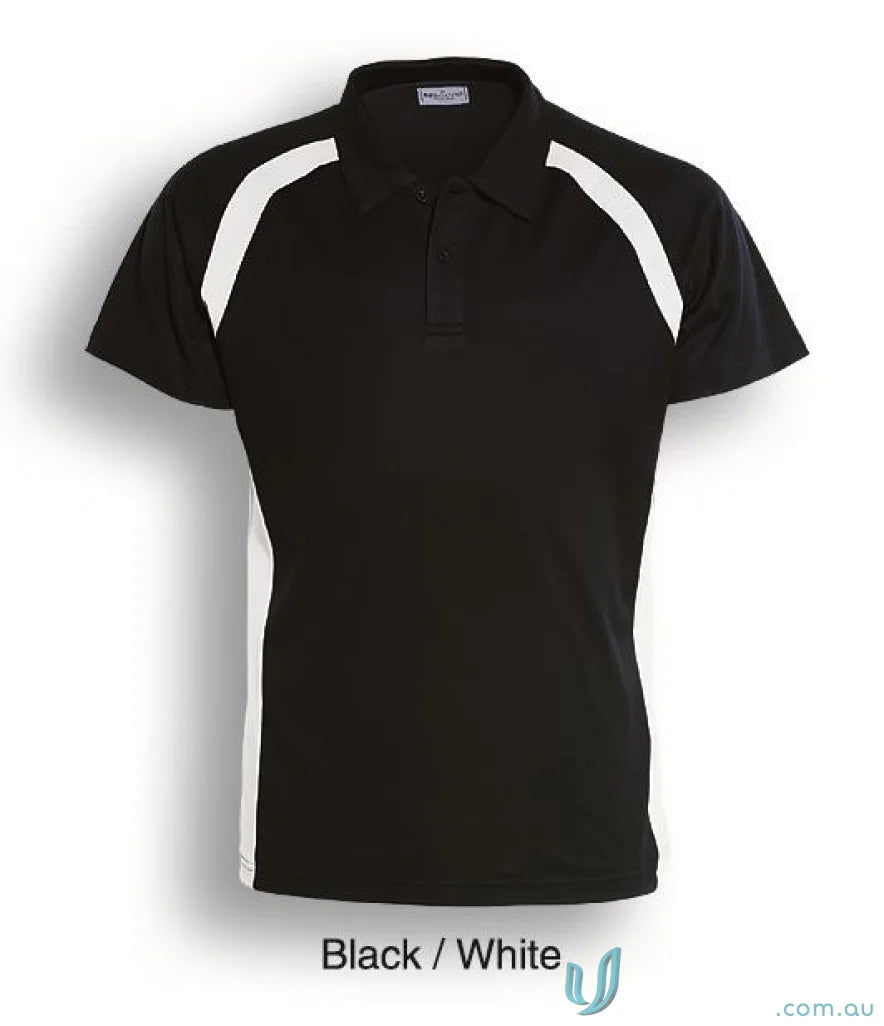 Bocini CP0919 Team Essentials Contrast Panel Polo