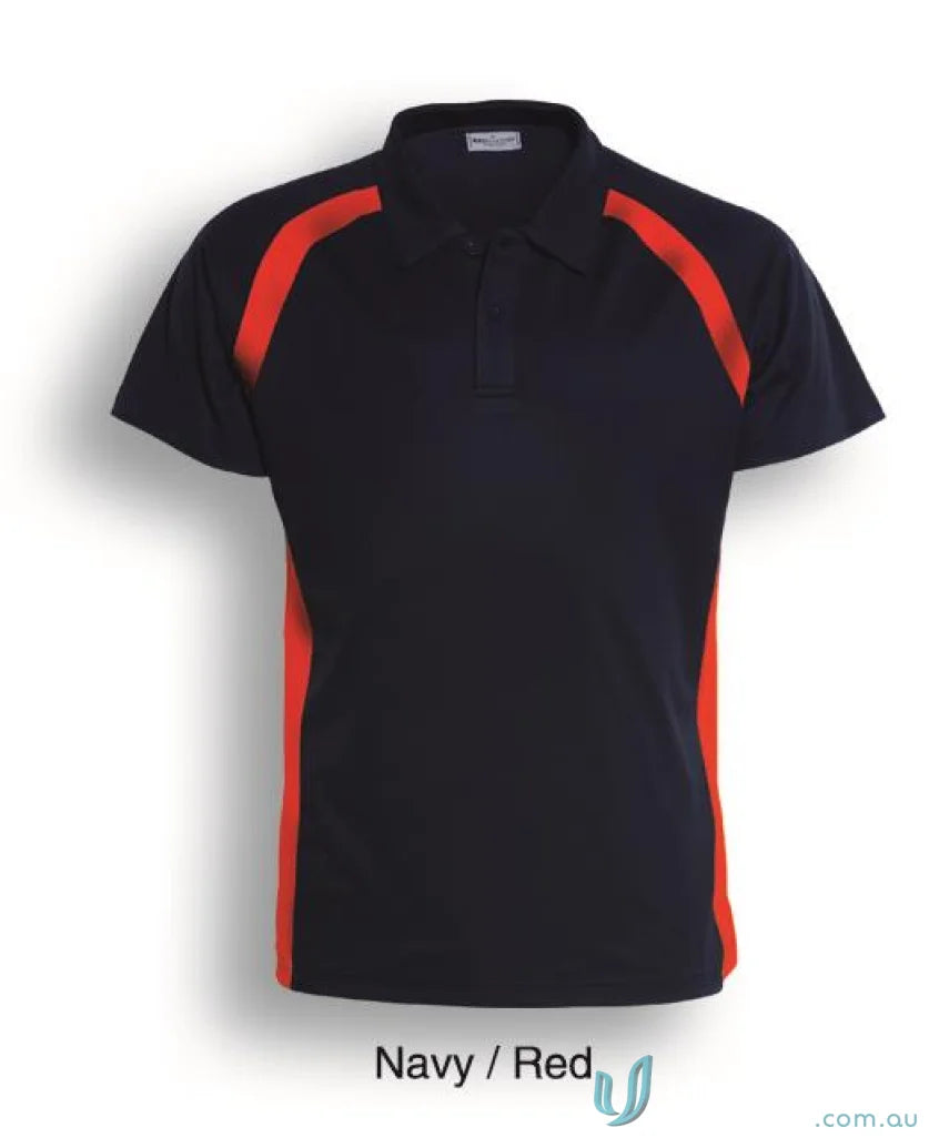 Bocini CP0919 Team Essentials Contrast Panel Polo