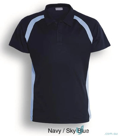 Bocini CP0919 Team Essentials Contrast Panel Polo