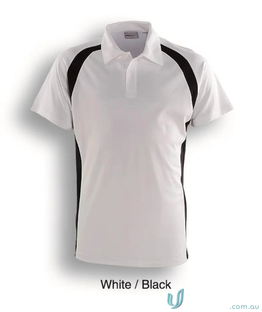 Bocini CP0919 Team Essentials Contrast Panel Polo