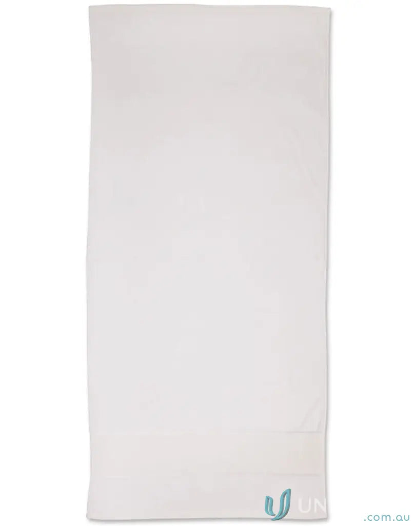 White cotton towel from the Terry Velour Beach Towel collection perfect for your spirit terry velour beach day