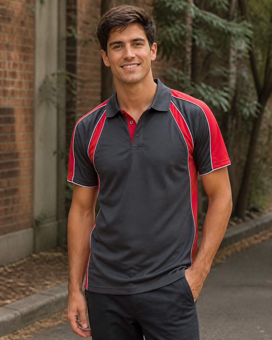 Toucan Polo on male model