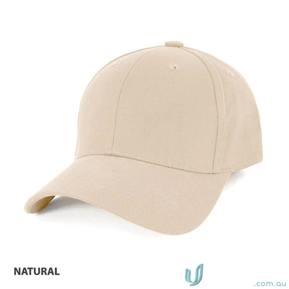 Beige baseball cap ideal for work uniforms or casual workwear style