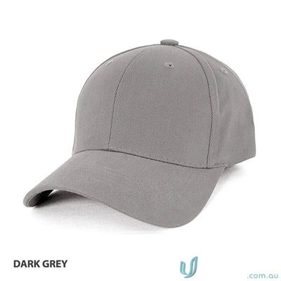 Dark grey baseball cap perfect for work uniforms and casual uniforms style