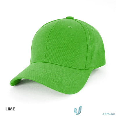 Lime green baseball cap perfect for workwear and uniforms in casual outfits