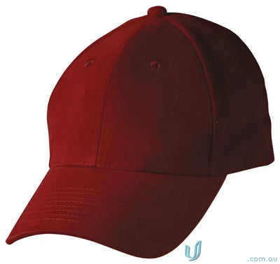 Maroon traditional cap made of heavy brushed cotton perfect for casual wear