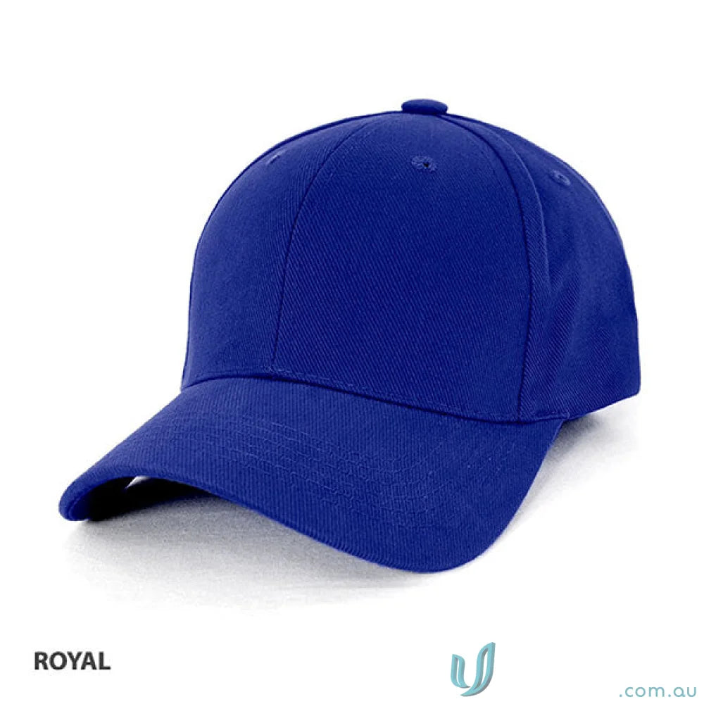 Royal blue baseball cap perfect for uniforms and workwear from Traditional Cap