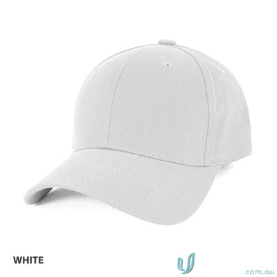 White baseball cap perfect for work uniforms and casual uniforms, stylish and comfy