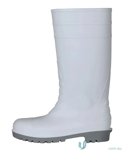 White rubber work boot from Traditional Gumboot WHITE ideal for food grade workwear or uniforms