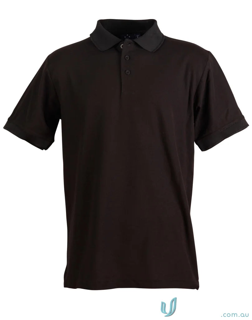 Winning Spirit PS63 Heathmont TrueDry Polo in Black