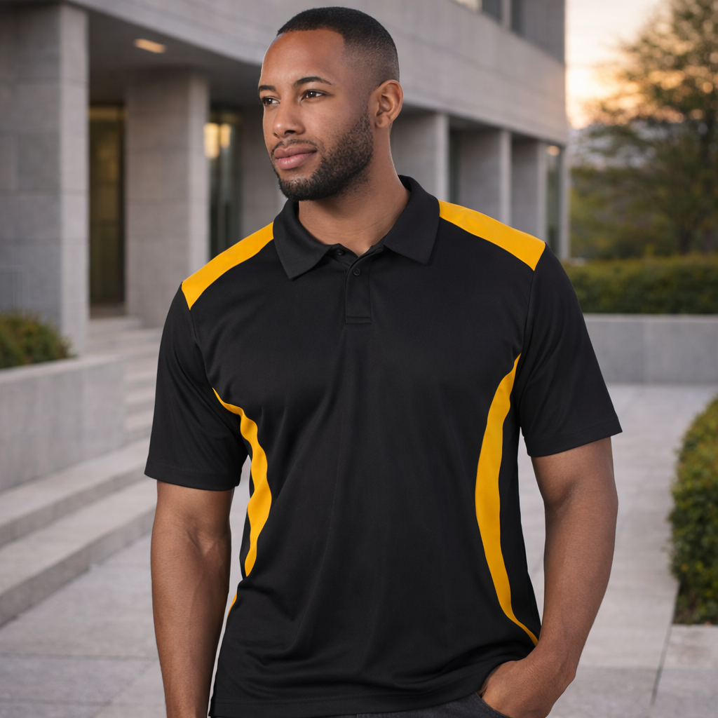 Winning Spirit PS31 TrueDry Contrast Polo front product image