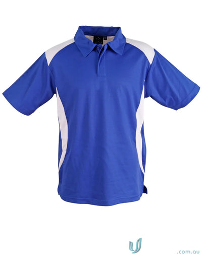 Winning Spirit PS31 TrueDry Contrast Polo in Royal/White