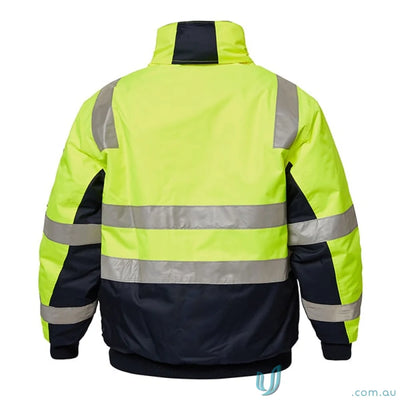 Reflective bomber Typhoon HiViz taped jacket from Workcraft Typhoon HiViz collection