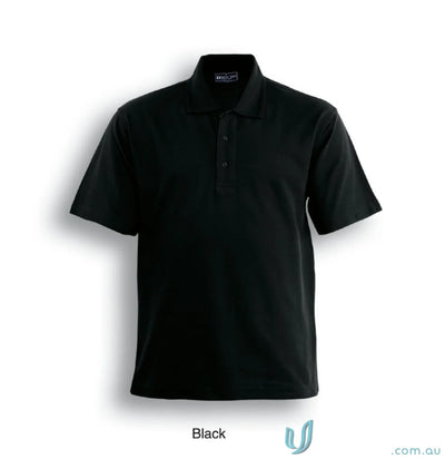Bocini CP812 Unisex Basic Polo in black