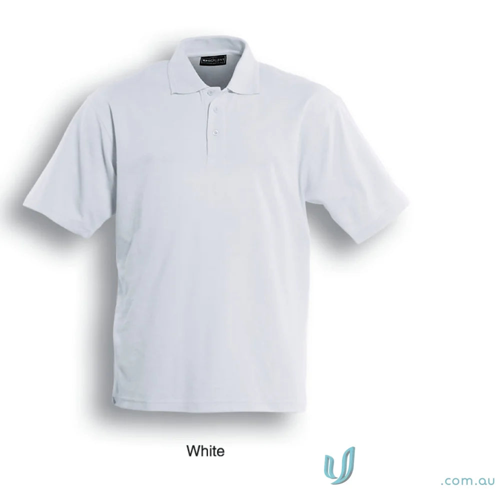 Bocini CP812 Unisex Basic Polo in white