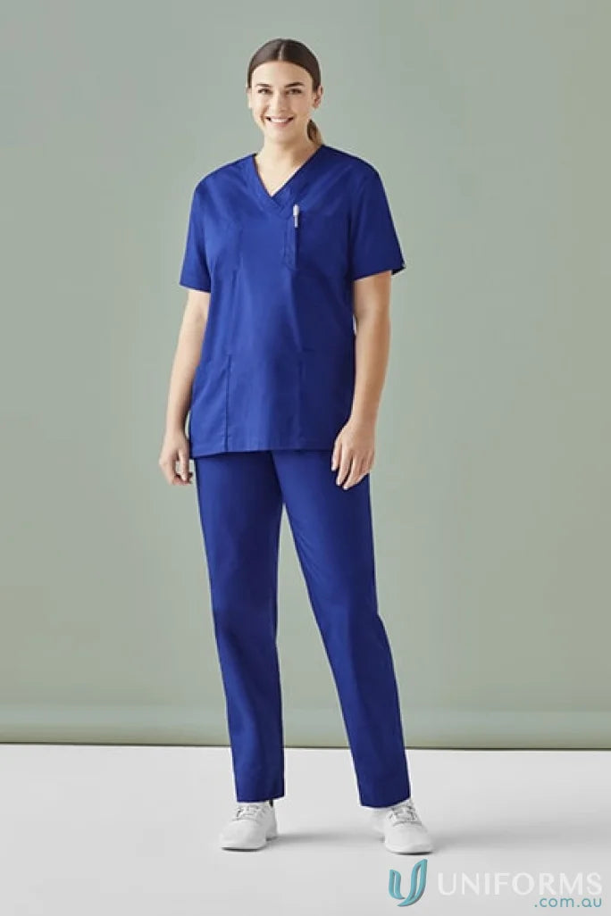 Blue Blue Medical Scrubs worn by Unisex Hartwell Reversible Scrub Pant