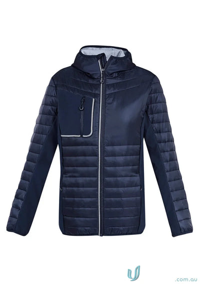 Unisex Patrol Jacket Biz Collection Unisex with hood, zip chest pocket, quilted sleeves
