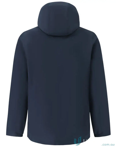 Navy hooded jacket from JK66 Unisex Pro Performance Waterproof collection, stay dry
