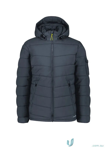 Dark blue Unisex Streetworx Hooded Puffer Jacket for streetwear style