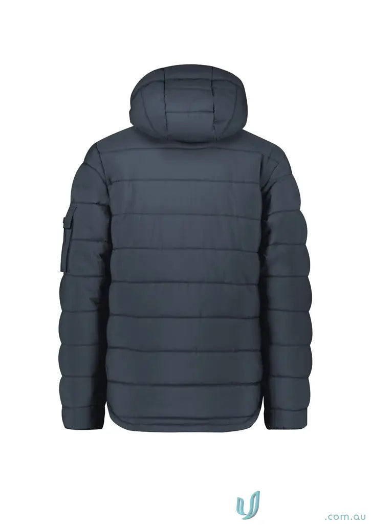 Dark blue Padded Hooded Puffer Jacket from Unisex Streetworx Hooded Puffer collection