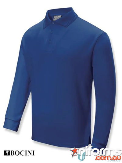 Bocini CP1632 Unisex SunSmart LS Polo front product image