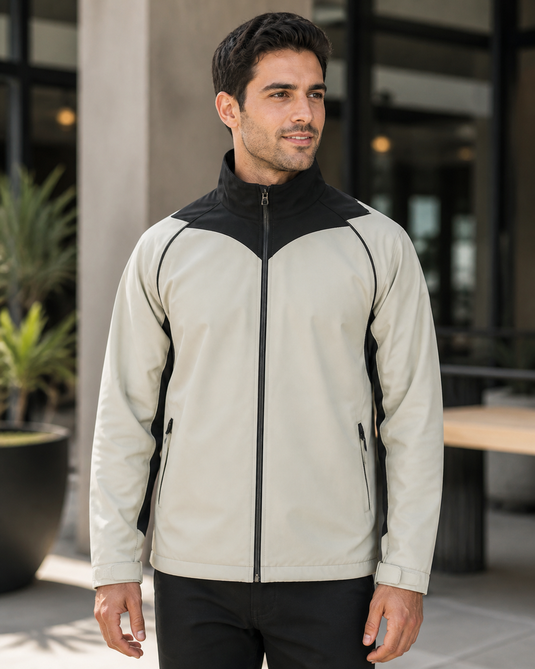 Unisex Three In One Jacket on Australian male model