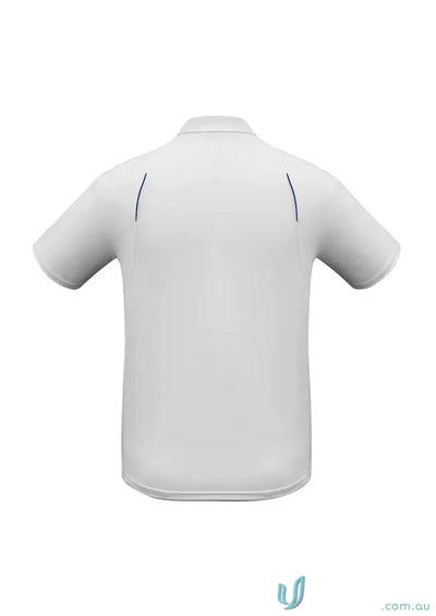 White short-sleeved polo shirt from United Polo collection in modern fit biz collection