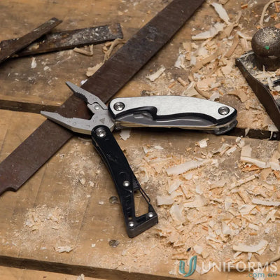 420J2 drop blade IGVGMT VersaGrip Multi Tool â€“ 16â€‘Function Stainless Steel Pocket Knife with Drop Blade front product image