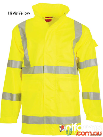 Bright yellow VIC Rail 3in1 Safety Jacket with reflective stripes for vis 3-in-1 safety