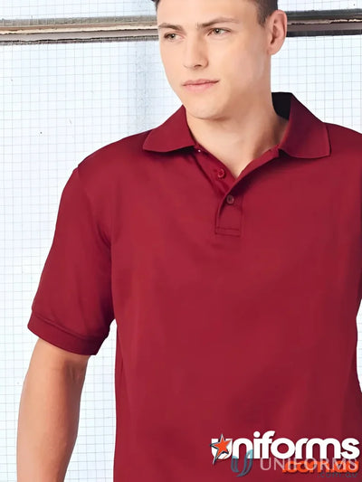 Maroon Victory SS Polo shirt from Victory TrueDry with sleeve Polo PS33 for winning spirit