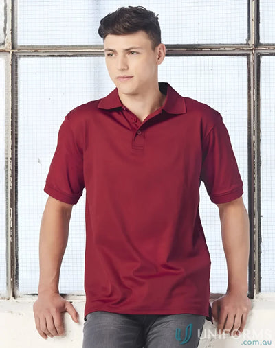 Maroon victory truedry short-sleeved sleeve polo PS33 from Winning Spirit Victory