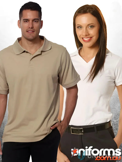Matching Victory SS Polo shirts showcasing Victory TrueDry and Winning Spirit Victory style