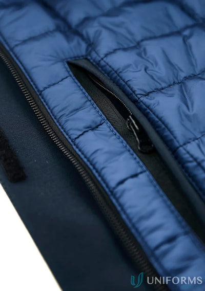 Close-up of luxury quilted lining in men’s Waterproof Eclipse Jacket