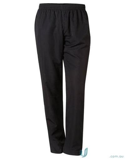 Black elastic waist pants from Wining Spirit Kids Champion Track Pants, perfect for kids champion track style