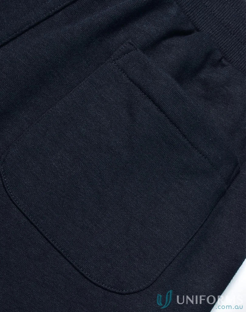 Navy blue sweatpants pocket on Winning Spirit Adults French Terry Track Pants