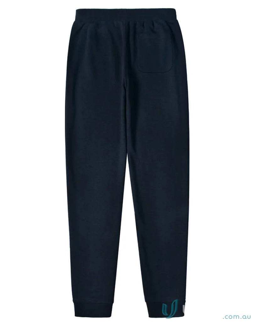 Navy blue Winning Spirit Adults French Terry Track Pants for comfy track pants style