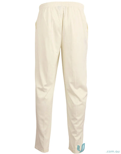 Cream-colored Casual Pants from Winning Spirit CoolDry Cricket Pants CP29 Cricket collection