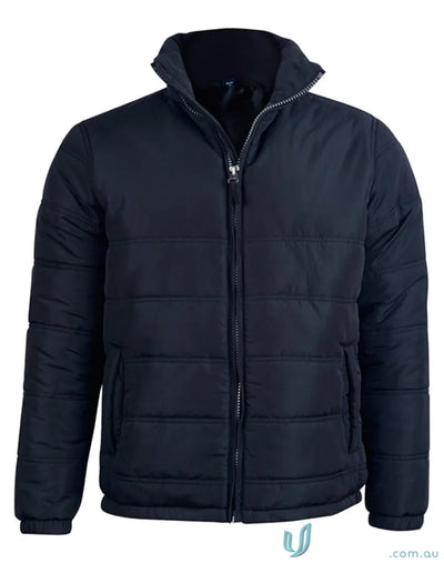 Navy blue Puffer Jacket from Winning Spirit Everest Jacket, jk48 Everest Jacket, pongee shell jacket