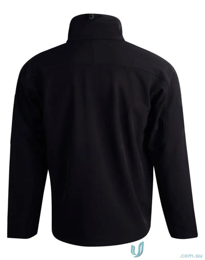 Black Winning Spirit HiTech Softshell Jacket for jk23 mens softshell in wind-resistant work environments