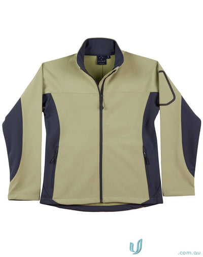 Two-tone softshell jacket from Winning Spirit Ladies Whistler collection perfect for outdoor fun