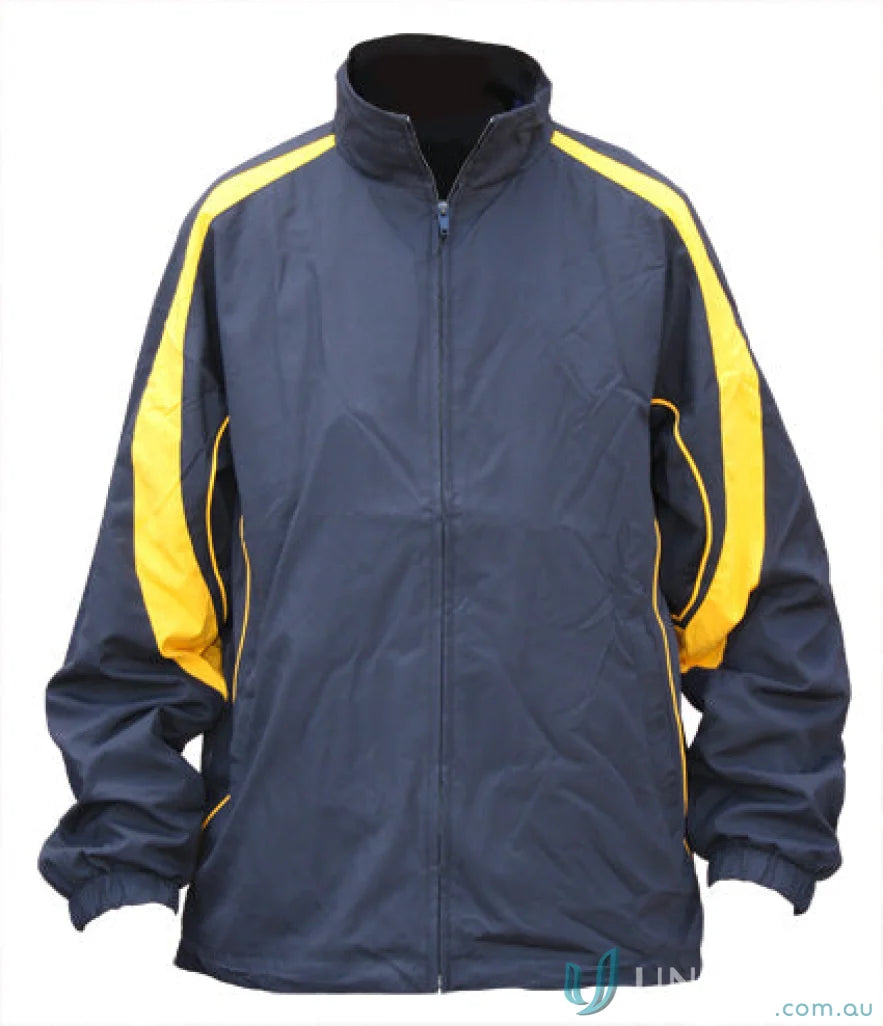 Winning Spirit Legend navy and yellow workwear wardrobe jacket with water-repellent finish