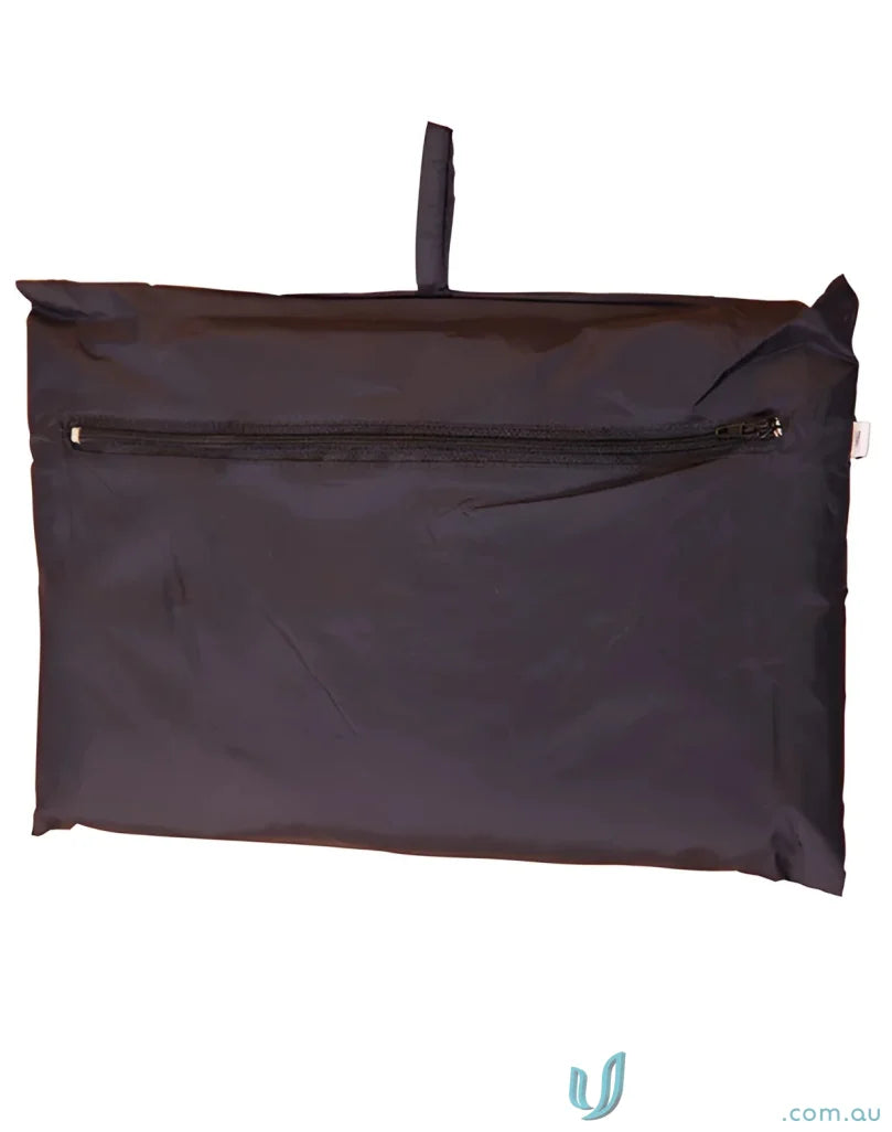 Black zippered garment bag for Winning Spirit JK10 Rain Forest Spray Jacket outdoor gear