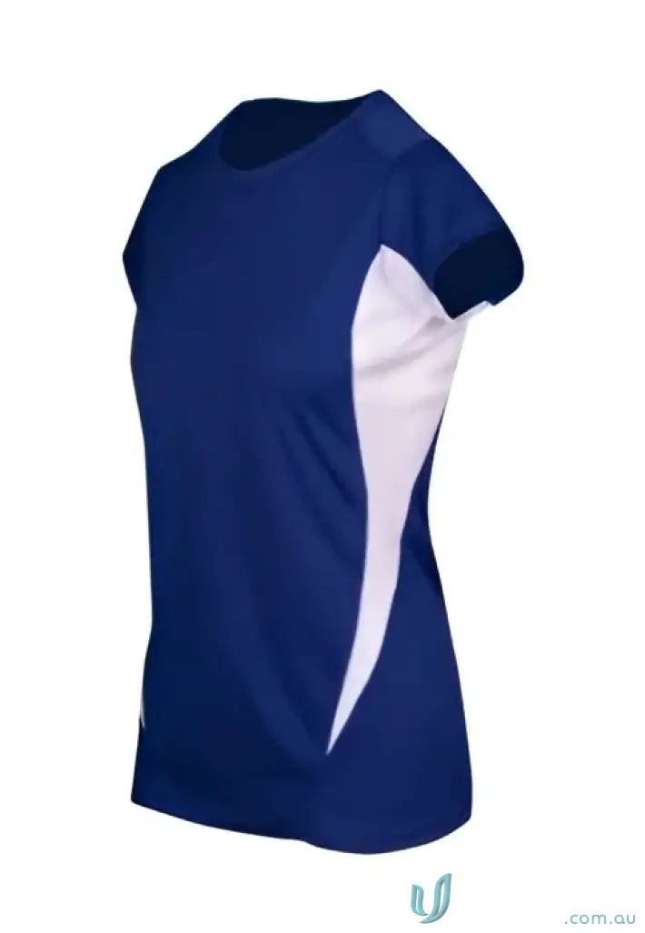 LADIES T-Shirts - Stylish and Comfortable Options for Work and Casual Wear T447LD Womenâ€™s Accelerator Cool-Dry T-Shirt in Royal