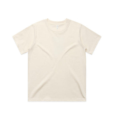 Women’s classic minus tee off-white cotton crew neck short sleeve perfect for casual workwear or uniforms
