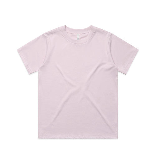 Women’s classic minus tee pale pink short-sleeved lightweight workwear t-shirt perfect for work uniforms and uniforms