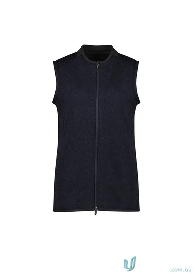 Women’s Nova Zip Front Vest by Bizcare Women’s Nova, sleeveless zip-up, stay stylish