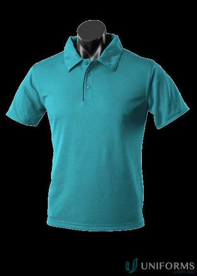 Teal Yarra Polo shirt perfect for work uniforms or casual wear