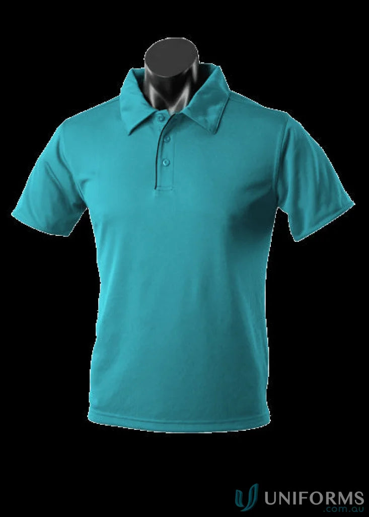 Teal Yarra Polo shirt perfect for work uniforms or casual wear