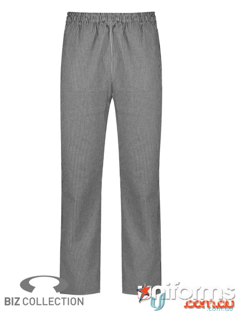 Checkered men’s dash chef pants from the Yes Chef Biz Collection Men’s lineup