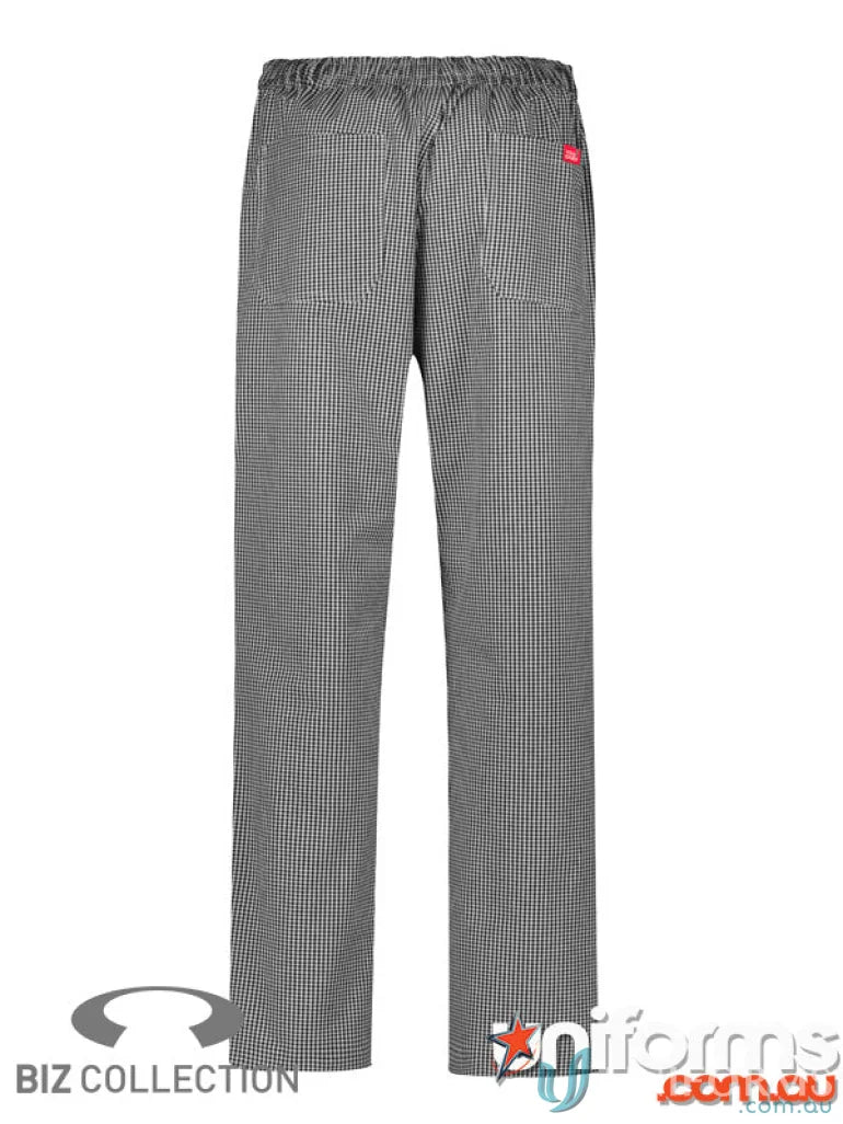 Checkered men’s dash chef pants from the Biz Collection Men’s Yes Chef! Dash Chef Pant